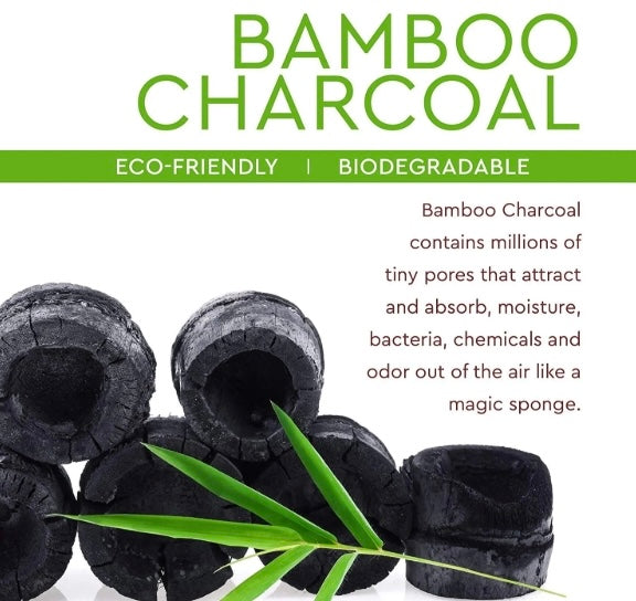 Bamboo Charcoal Air Fresheners – Chemical-Free Odor Elimination
 - Lavendar Scented 2pk