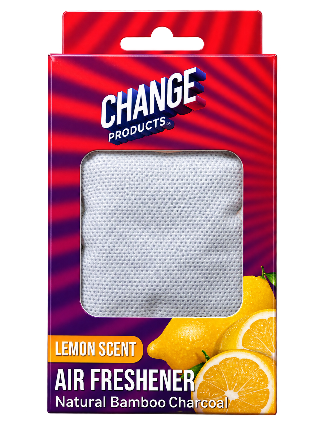 PRE-ORDER — Lemon Scent Bamboo Charcoal Air Freshener